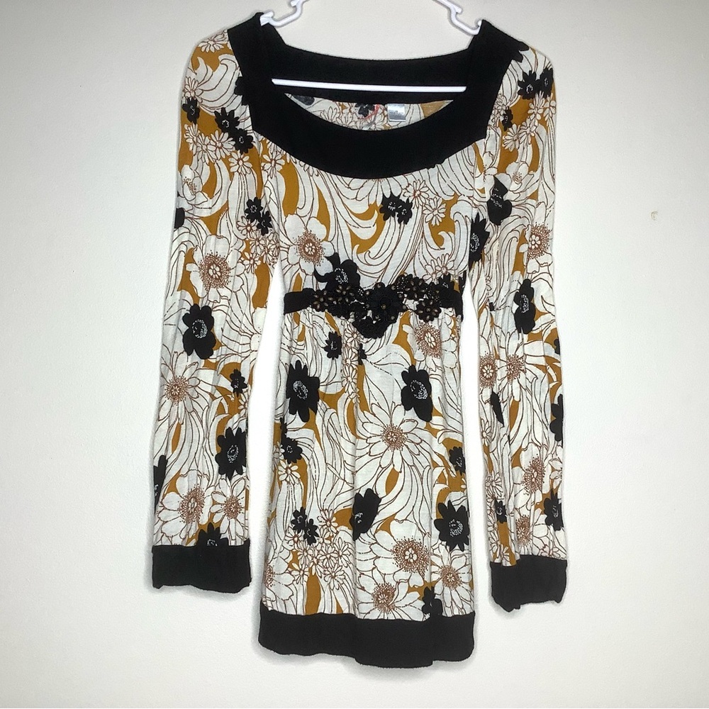 < Anthropologie RicRac Floral Print Blouse >
